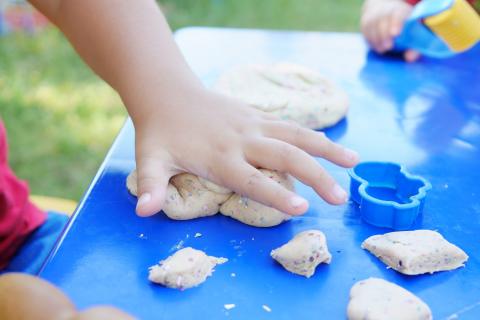 Kids Cutting out Clay Shapes Photo by Kate Romeo from Pexels