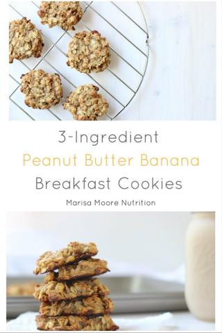 Peanut Butter Banana Breakfast Cookies