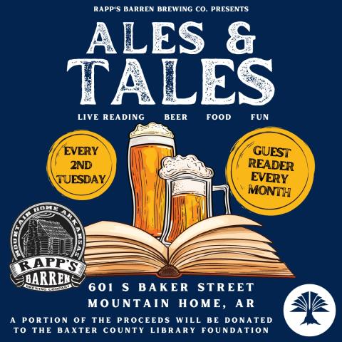 Ales and Tales. Every second Tuesday at Rapp's Barren Brewing Co. 